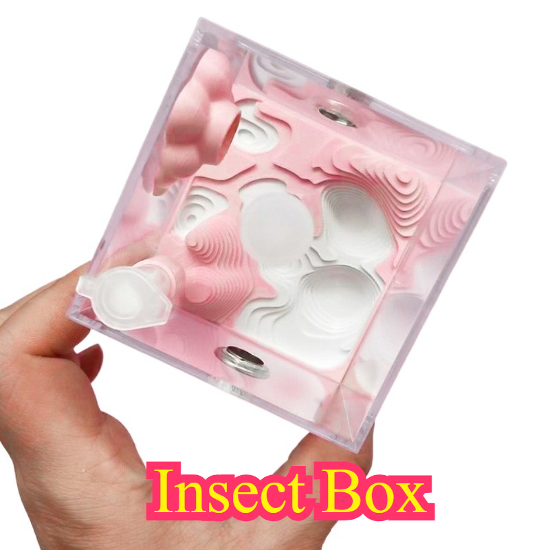 Desk Setup Background - Novelty Jumping Spider Nursing Cute Pink