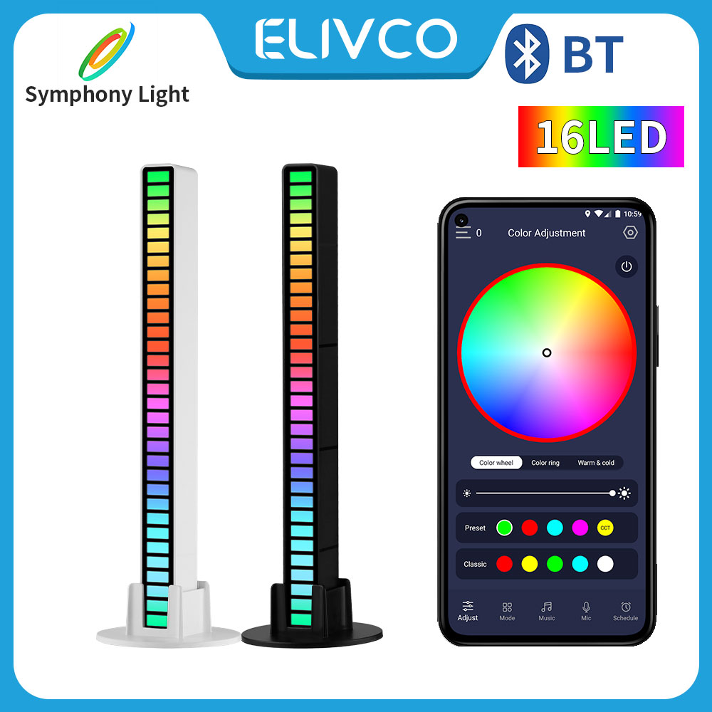 Desk Setup Background - 16 LEDS RGB LED Light Bar