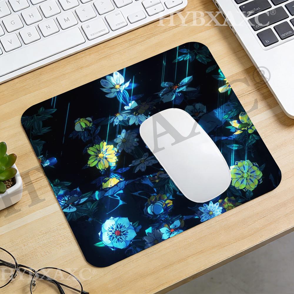 Desk Setup For Work - HYBXAXC Dark Floral Manga Background Mouse