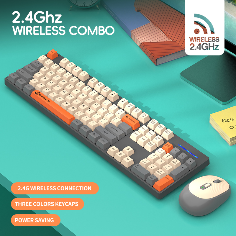 2.4G Wireless Office Keyboard  - Desk Setup Keyboard 评论和价格