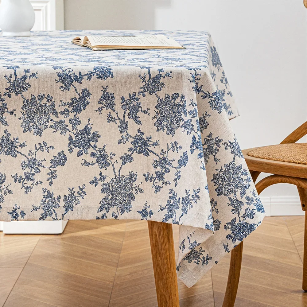 Ins Floral Tablecloths Retro C - Desk Setup Background 评论和价格