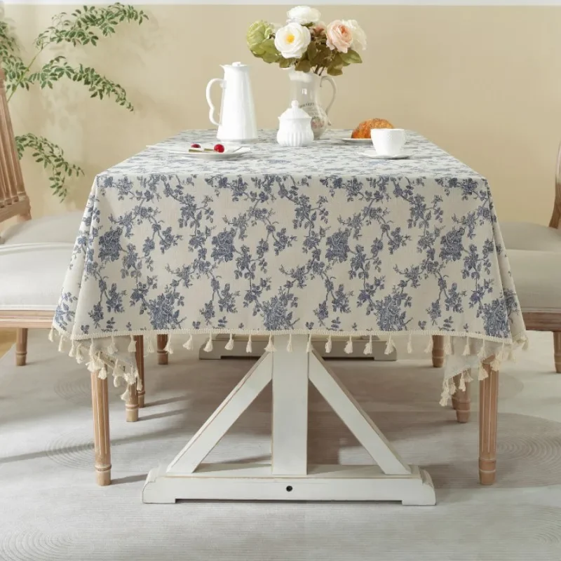 Ins Floral Tablecloths Retro C - Desk Setup Background 评论和价格