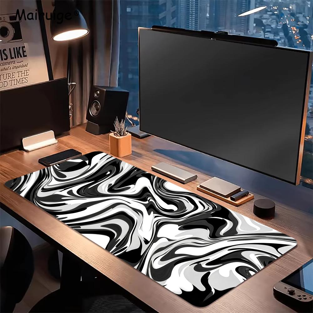 Abstract Fluid Non Slip Rubber - Desk Setup For Work 评论和价格