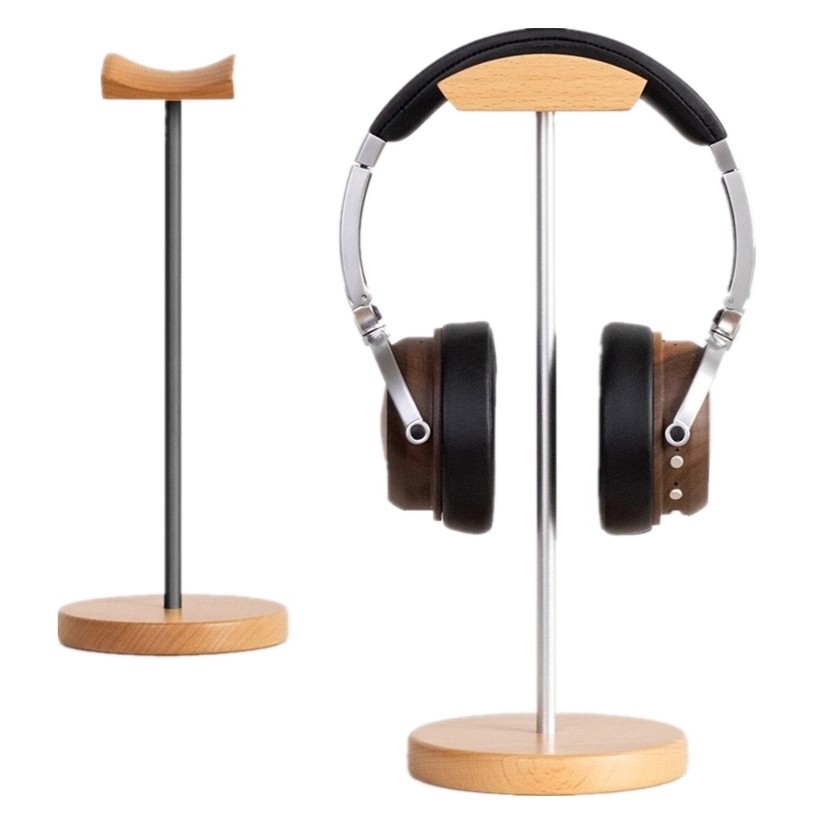 Black Walnut Wood & Aluminum H - Headphone Hook Under 评论和价格