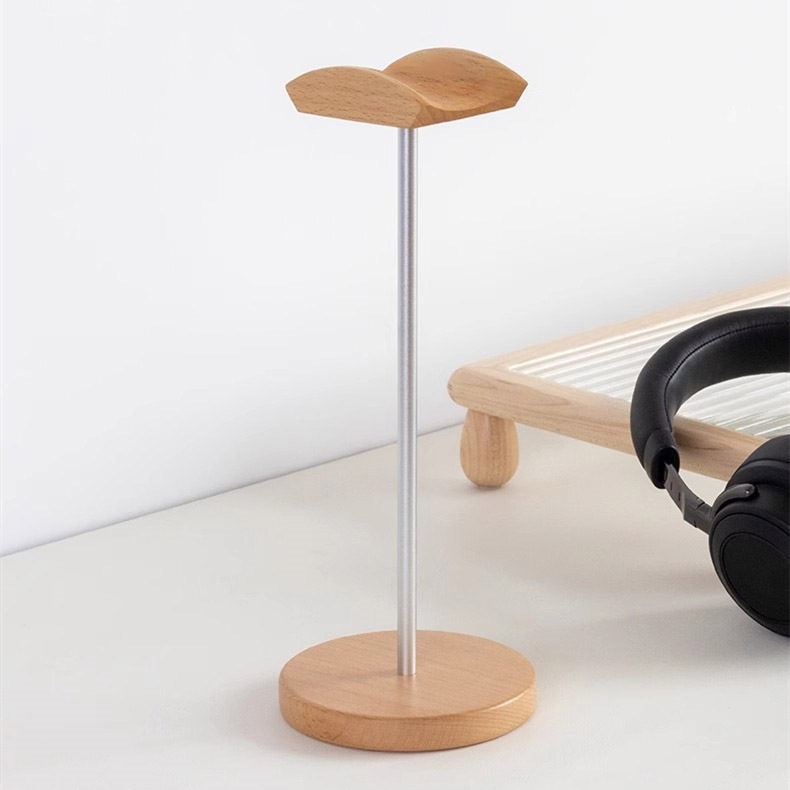 Black Walnut Wood & Aluminum H - Headphone Hook Under 评论和价格