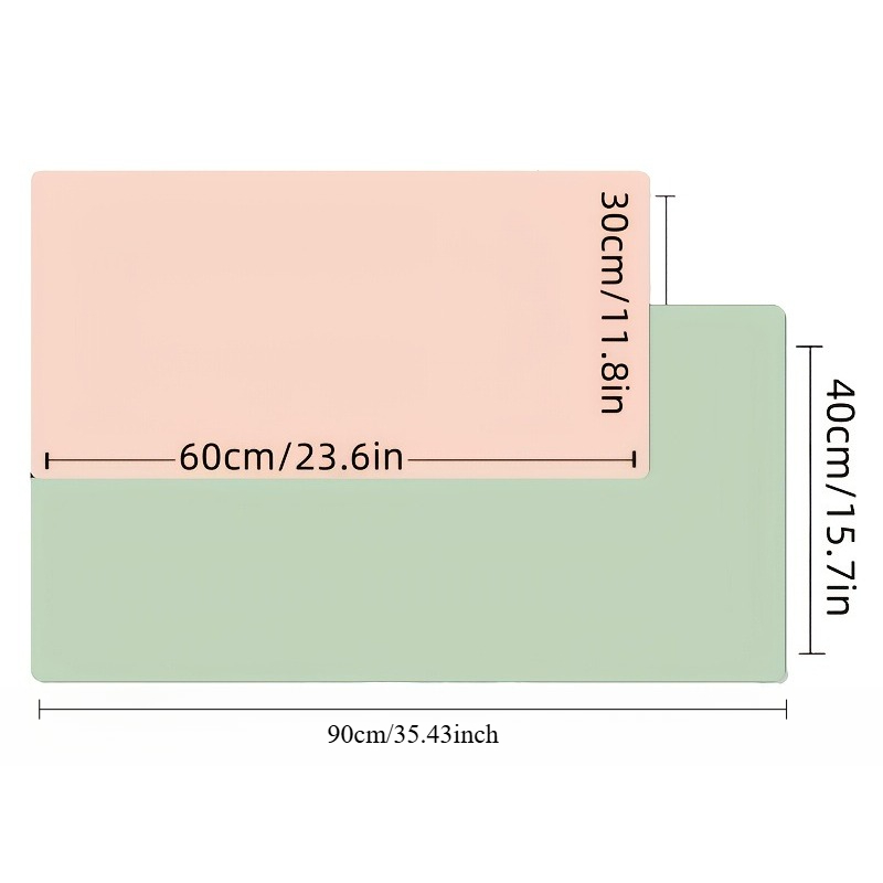 1PCS Large PU Leather Mouse Ma - Desk Pad Leather Large 评论和价格