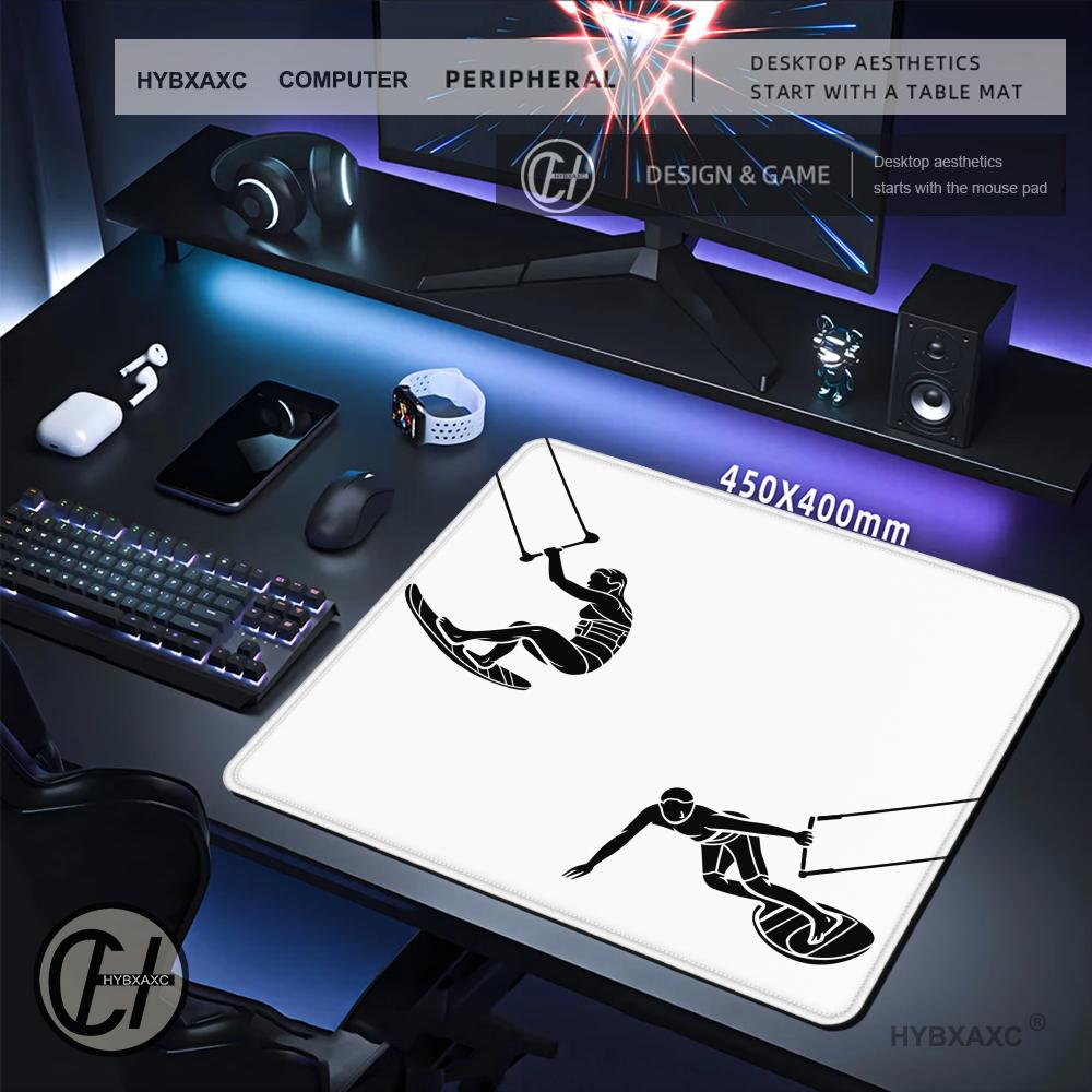 HYBXAXC Kitesurf Line Art Mous - Desk Setup For Work 评论和价格