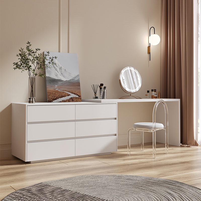 xx-Dresser,Multi-purpose Flat  - Desk Vanity Setup 评论和价格