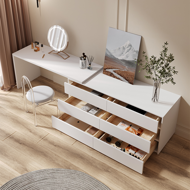 Multi-purpose Flat L Shape Hom - Desk Vanity Setup 评论和价格