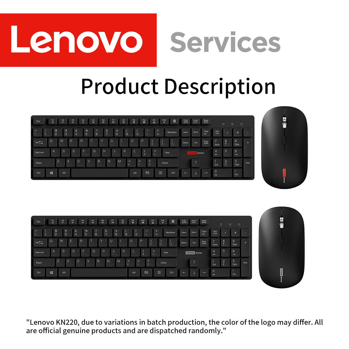 Lenovo KN220 Silent 2.4G Wirel - Desk Setup Keyboard 评论和价格