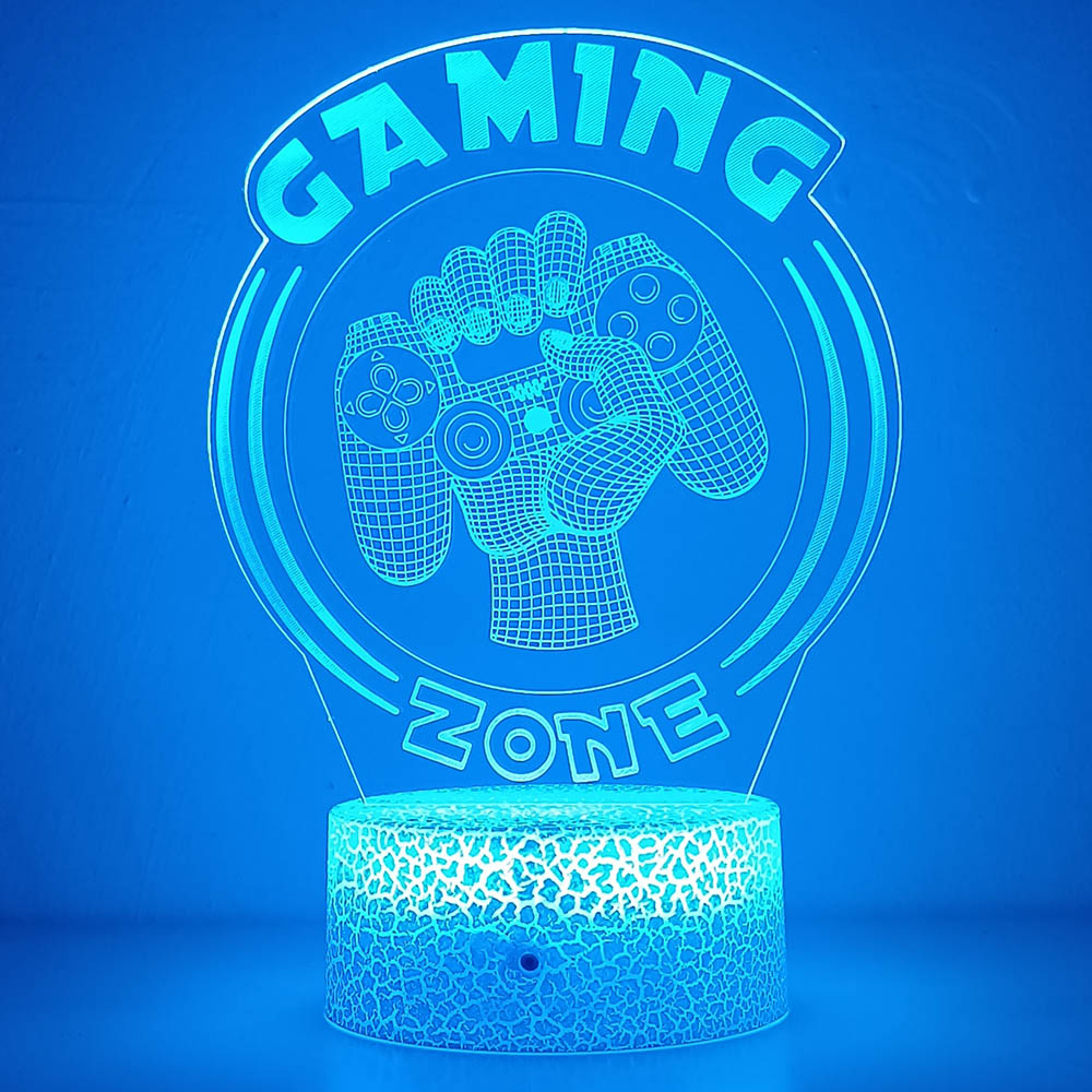 3D Night Light Lamp Gaming Roo - Desk Setup Kids 评论和价格