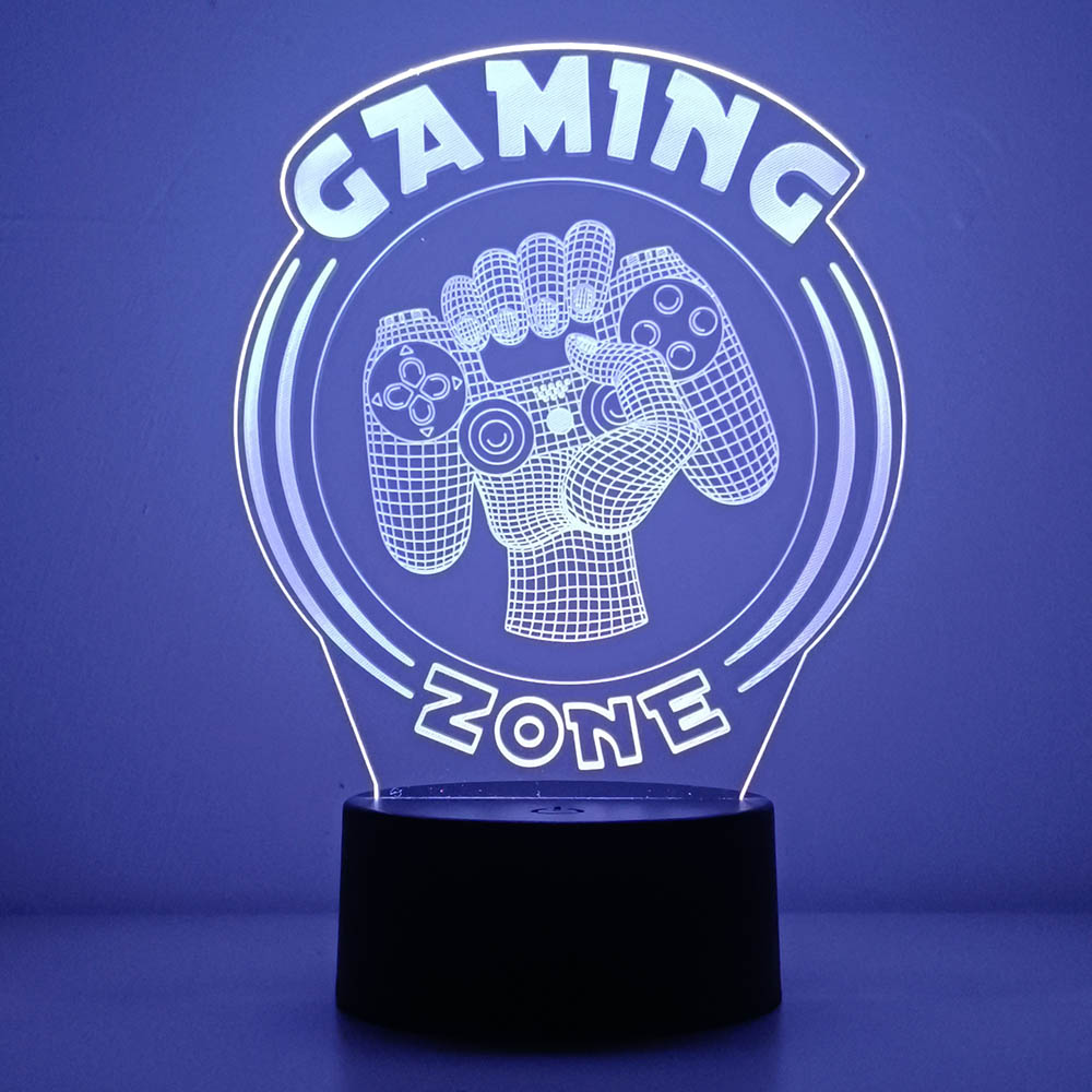 3D Night Light Lamp Gaming Roo - Desk Setup Kids 评论和价格