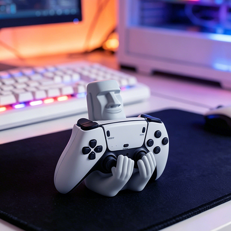 Moai Easter Island Resin Sculp - Desk Setup Xbox 评论和价格