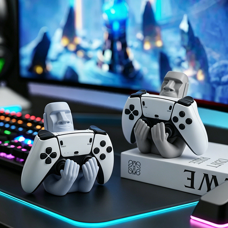 Moai Easter Island Resin Sculp - Desk Setup Xbox 评论和价格