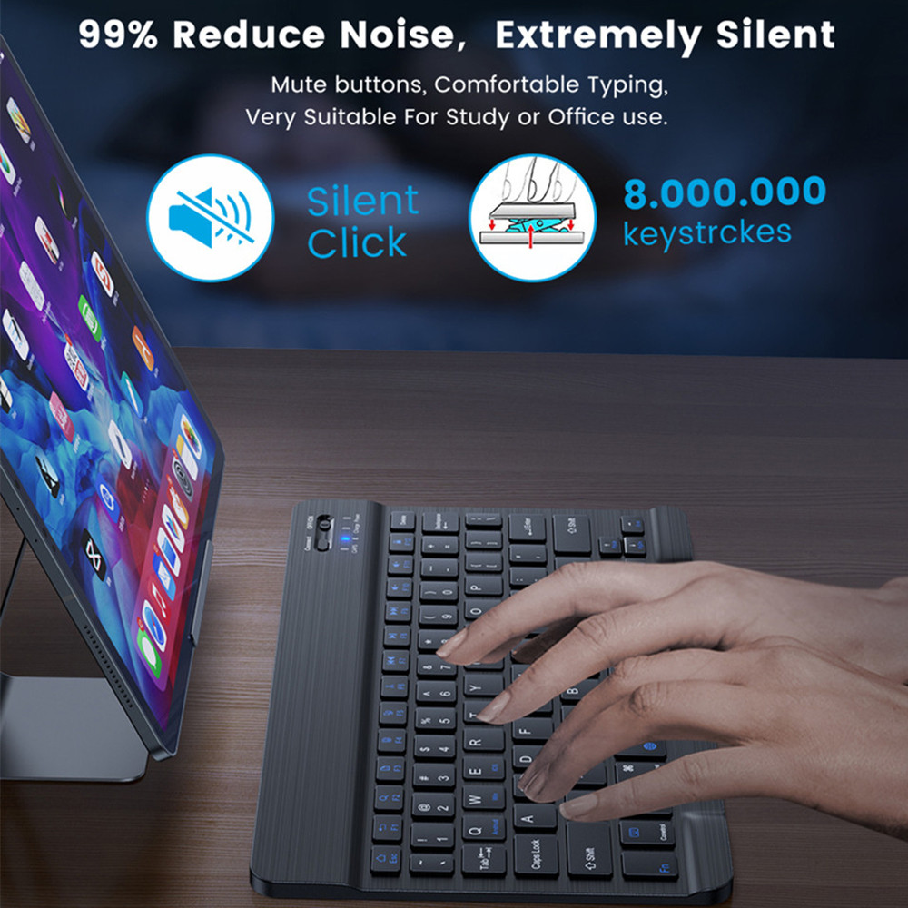 10 lnch Wireless  Bluetooth Mi - Desk Setup Keyboard 评论和价格