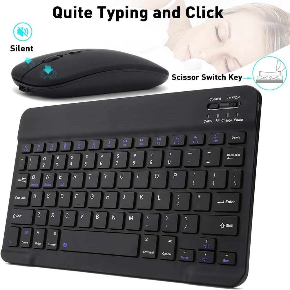 10 lnch Wireless  Bluetooth Mi - Desk Setup Keyboard 评论和价格