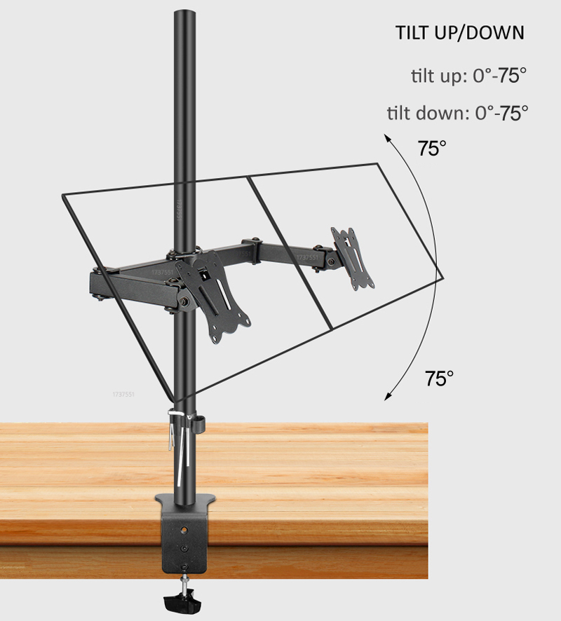 (80cm) DL-T902-280II Full Moti - Desk Setup Monitor Arm 评论和价格