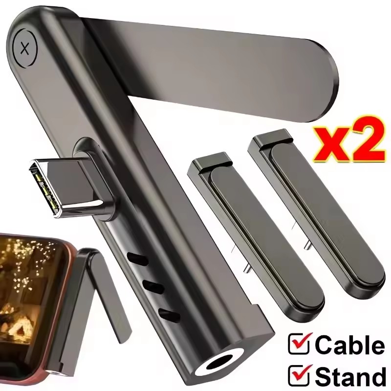 2/1PCS Portable USB C To 3.5mm - Headphone Hook Under 评论和价格