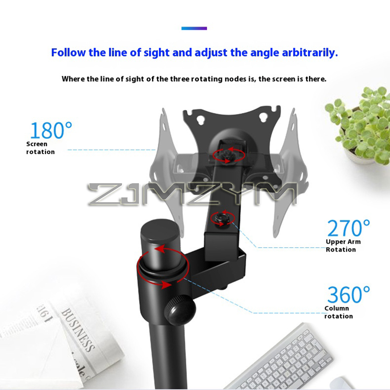 Single Monitor Bracket 14 To 2 - Desk Setup Monitor Arm 评论和价格