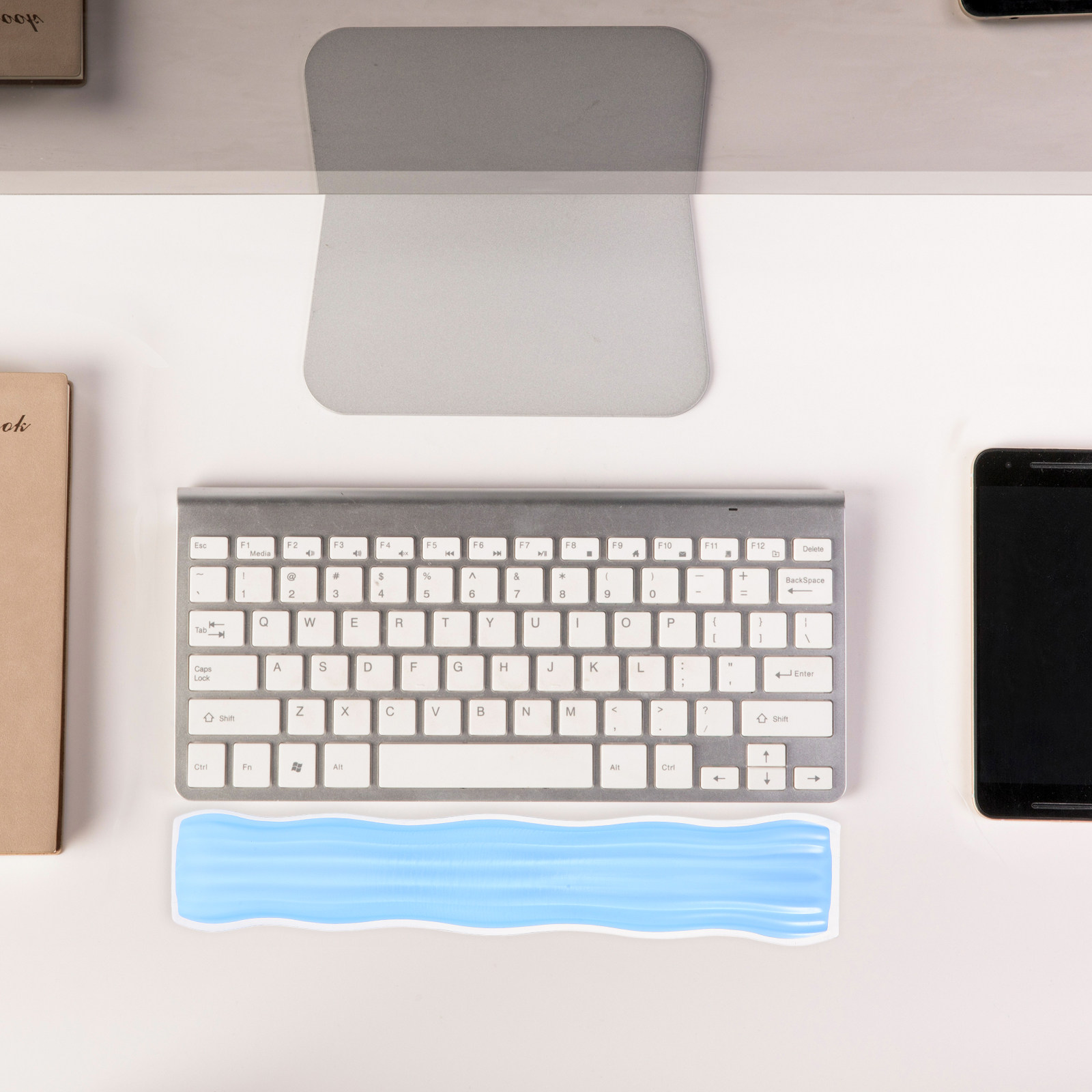 Transparent Silicone Keyboard  - Ergonomic Desk Setup Keyboard 评论和价格