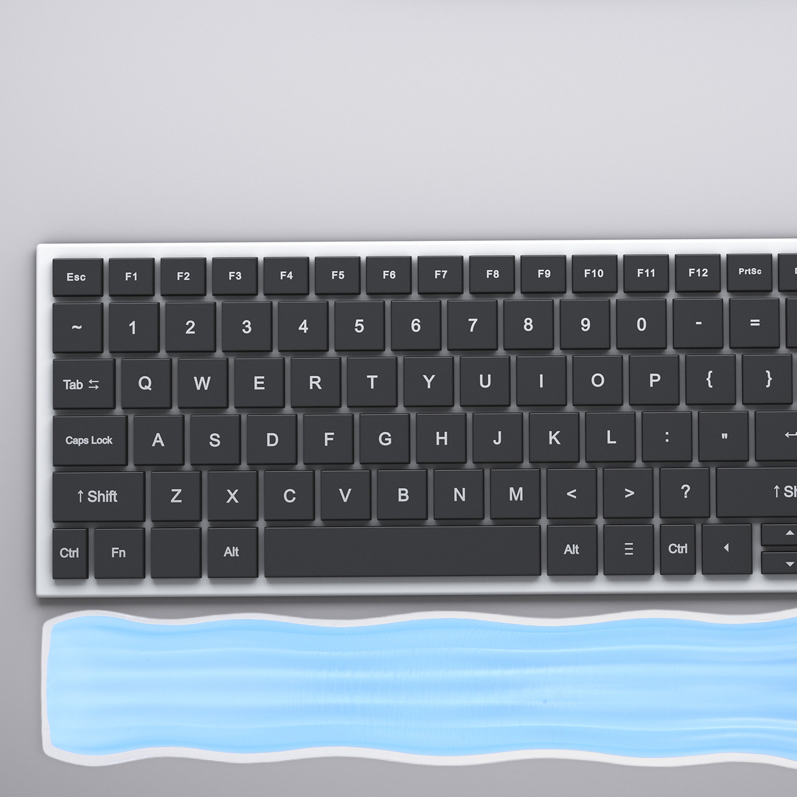 Transparent Silicone Keyboard  - Ergonomic Desk Setup Keyboard 评论和价格