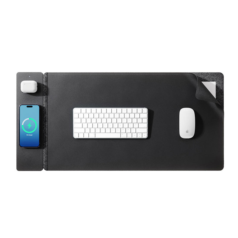 15W Magnetic Wireless Charging - Desk Pad Leather Large 评论和价格