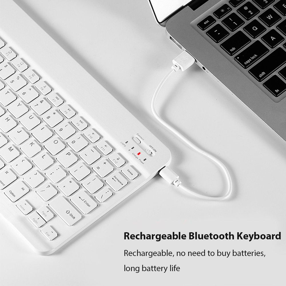 Bluetooth Wireless Keyboard Un - Desk Setup Keyboard 评论和价格