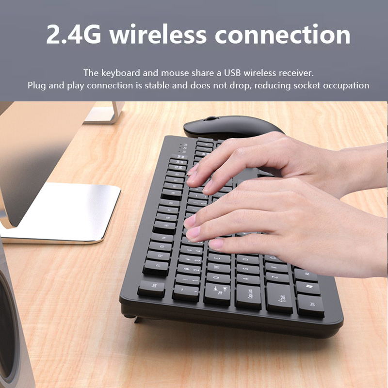 2.4G Wireless Keyboard Mouse S - Desk Setup Keyboard 评论和价格