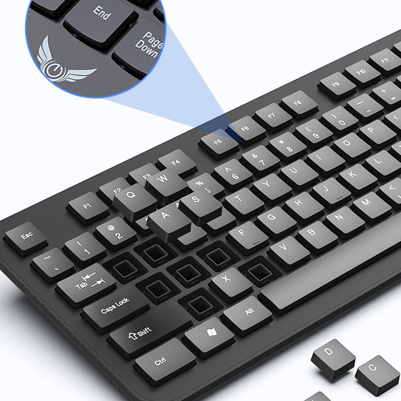 2.4G Wireless Keyboard Mouse S - Desk Setup Keyboard 评论和价格