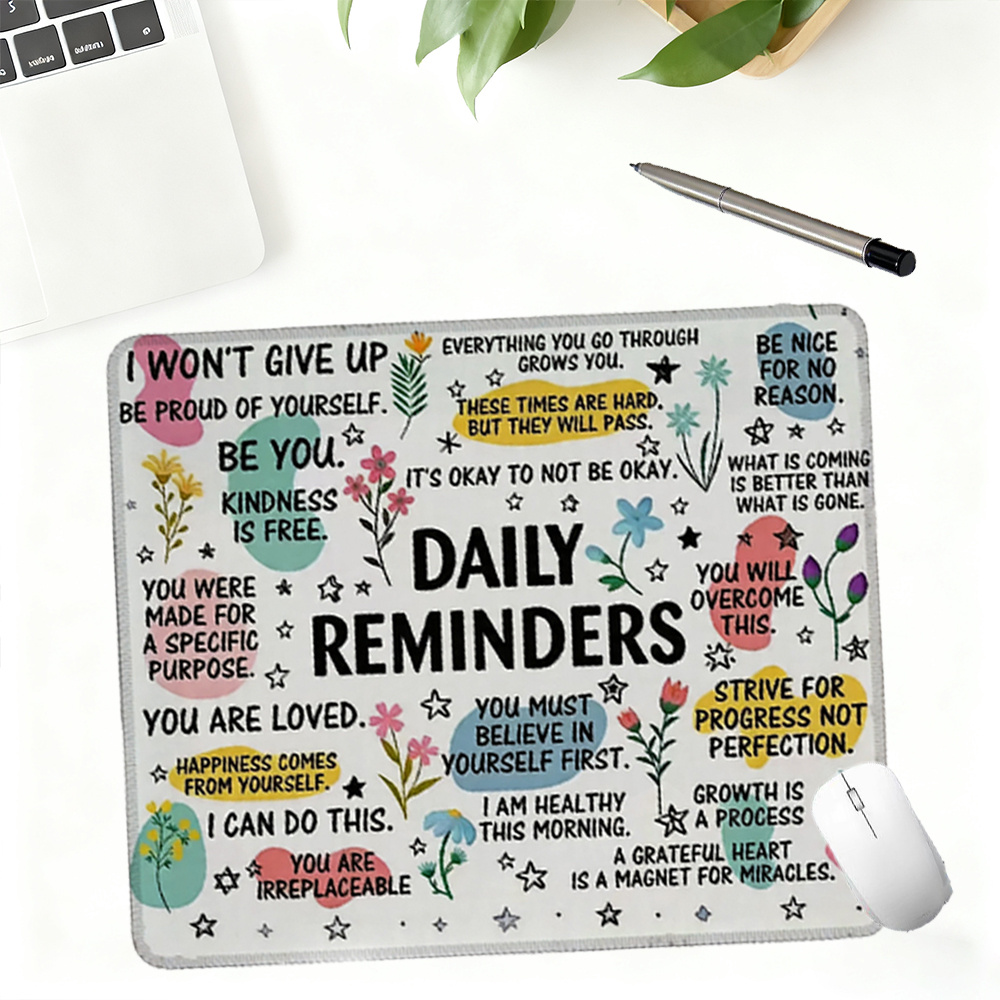 Style Positive Affirmation Mou - Desk Setup For Work 评论和价格