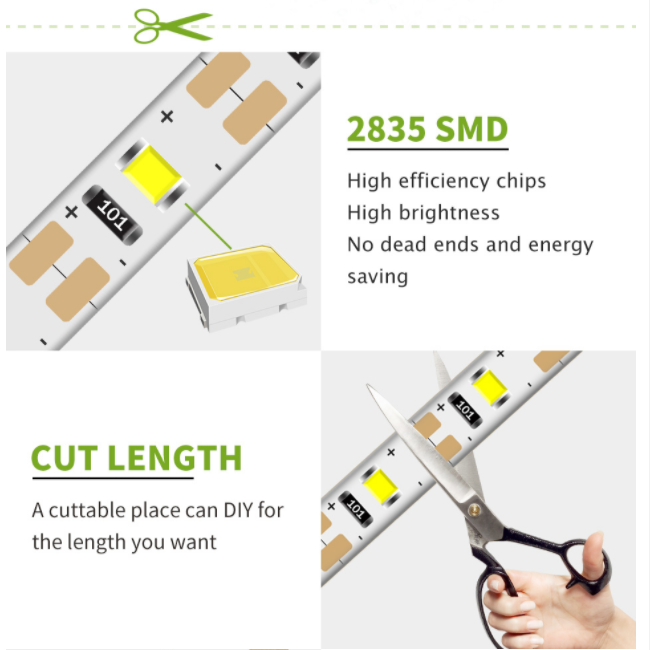 USB LED Strip Lamp 2835SMD DC5 - Desk Setup Background 评论和价格