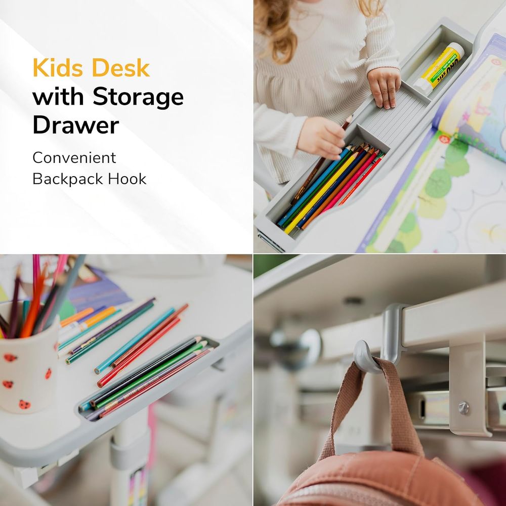 Kids Desk and Chair Set Height - Desk Setup Kids 评论和价格