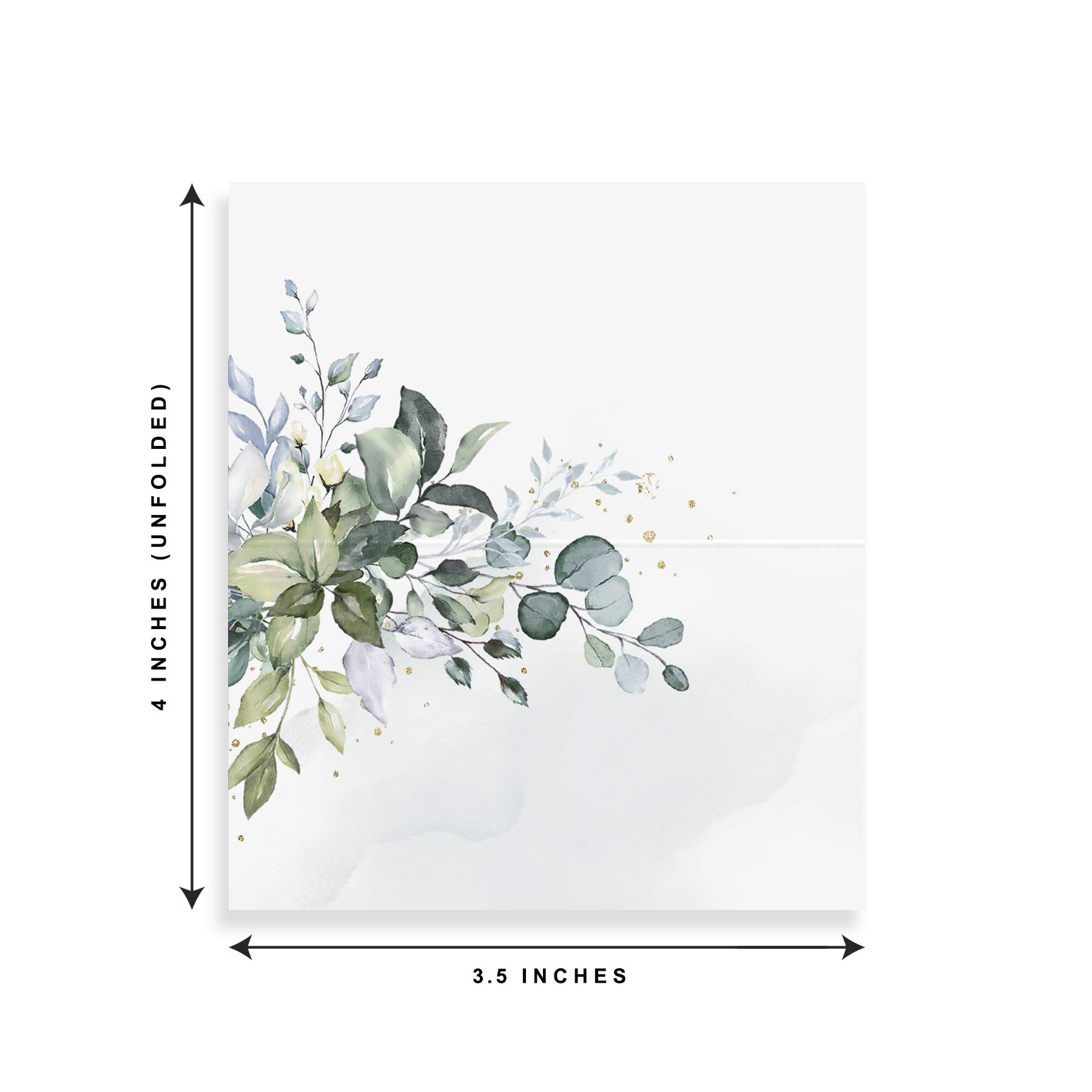 Green Leaf Watercolor Wedding  - Desk Setup Green 评论和价格