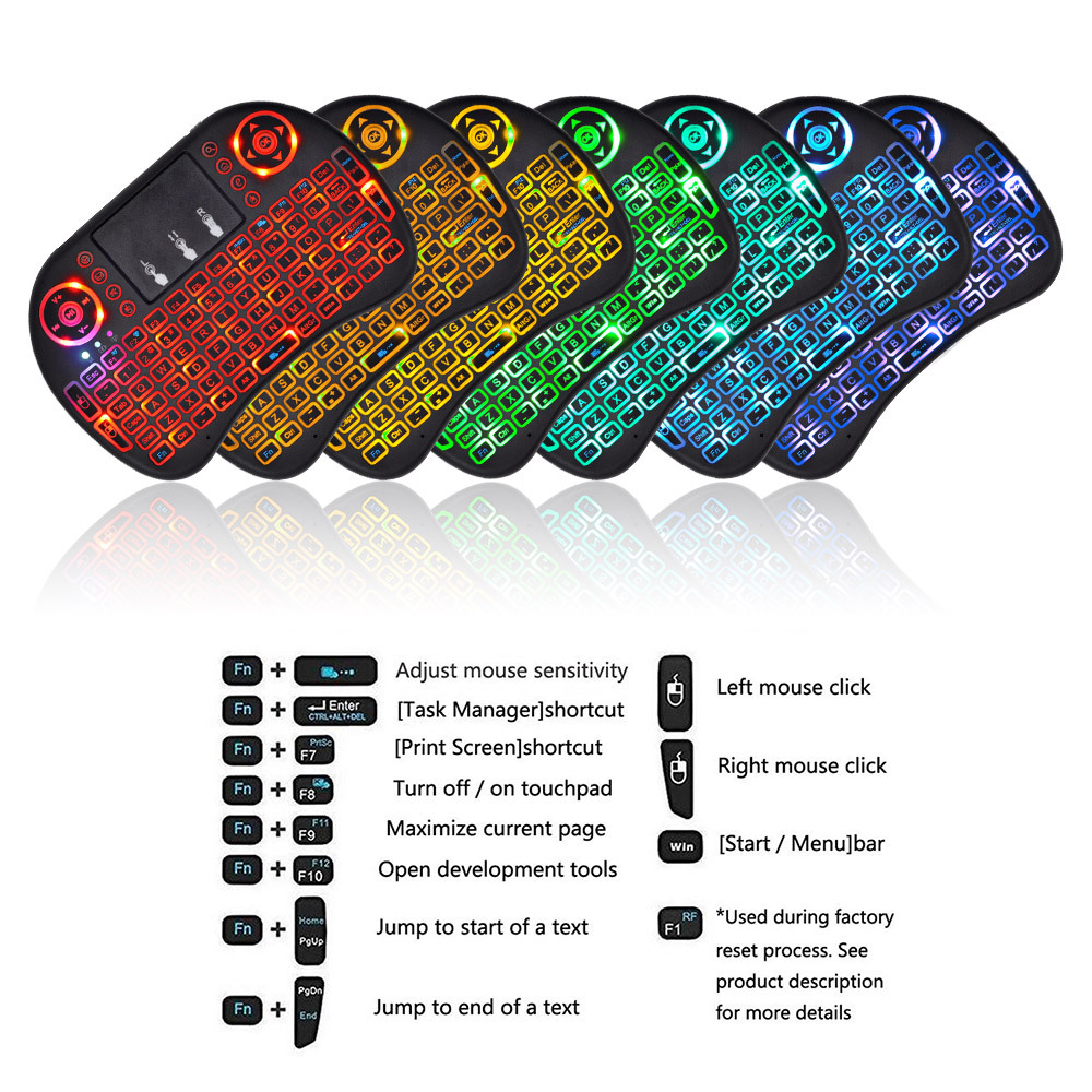 2.4G Air Mouse with Touchpad K - Desk Setup Keyboard 评论和价格