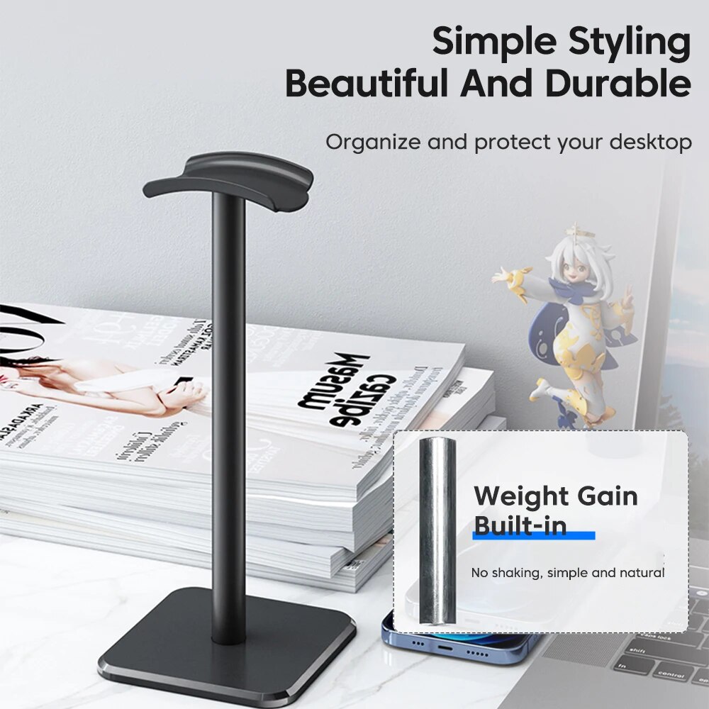 Universal Headphone Stand Alum - Headphone Hook Under 评论和价格