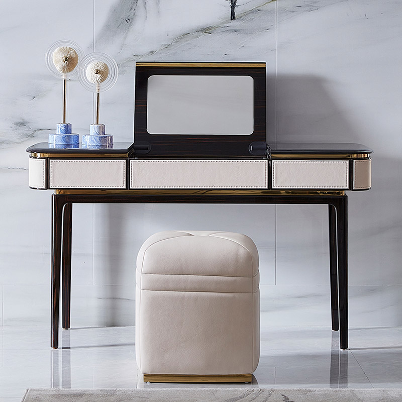 Modern Luxury Make up Dresser  - Desk Vanity Setup 评论和价格