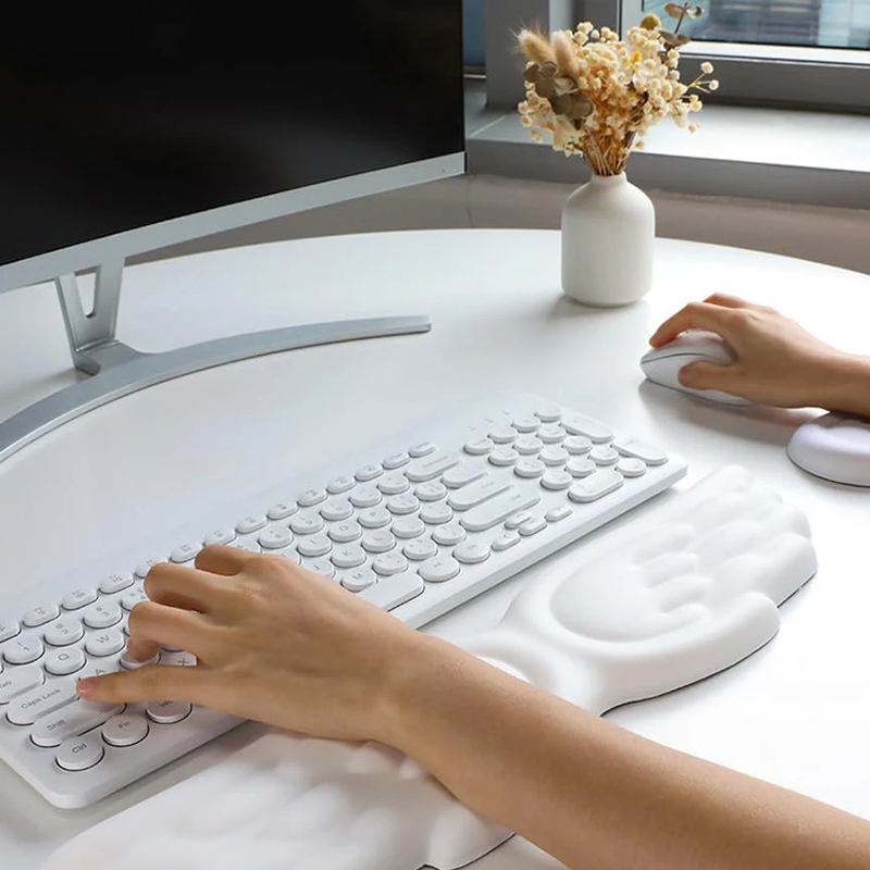 Keyboard Mouse Wrist Rest Ange - Desk Setup Keyboard 评论和价格