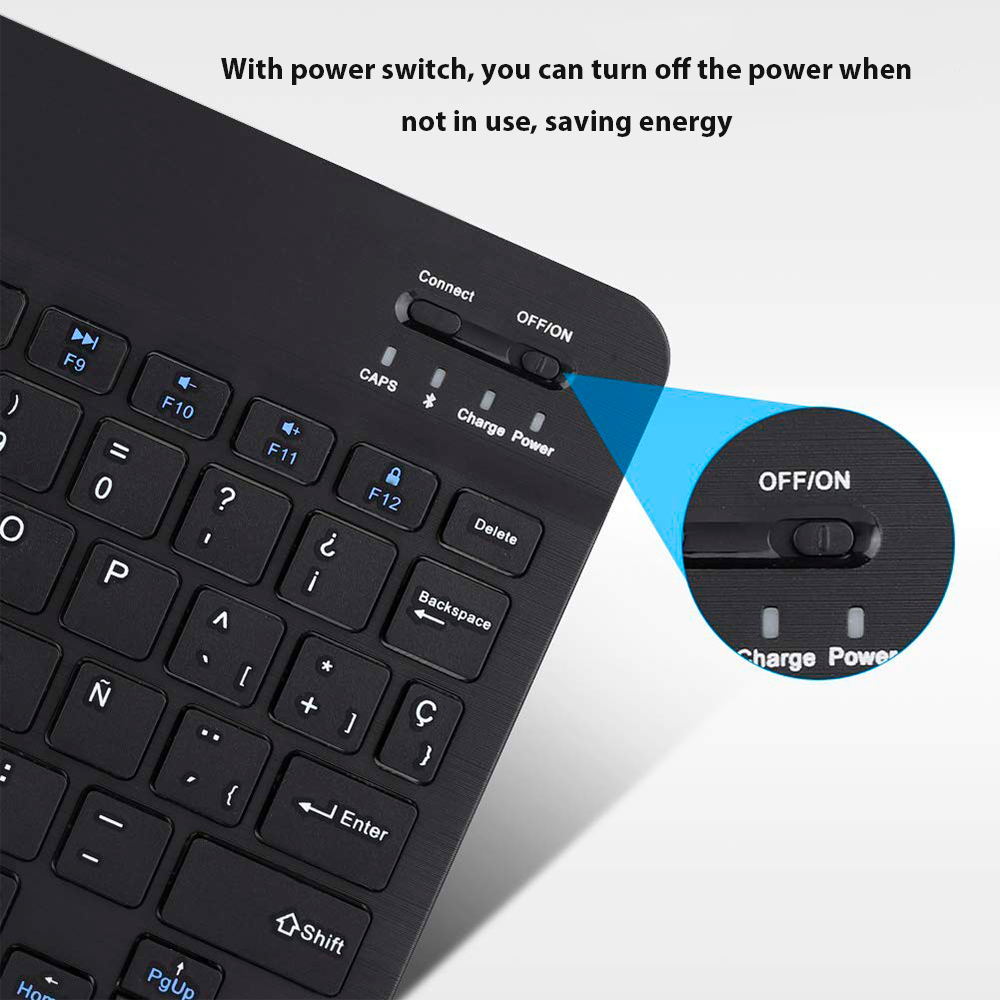 Bluetooth Wireless Keyboard Fo - Desk Setup Keyboard 评论和价格