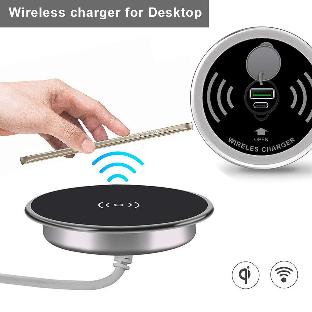 Desk Embedded Wireless Charger - Xiaomi Desk Setup 评论和价格
