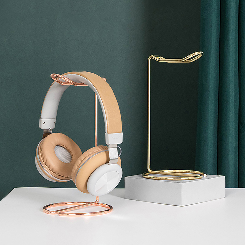 1pc Iron Line Headphone Stand  - Headphone Hook Under 评论和价格