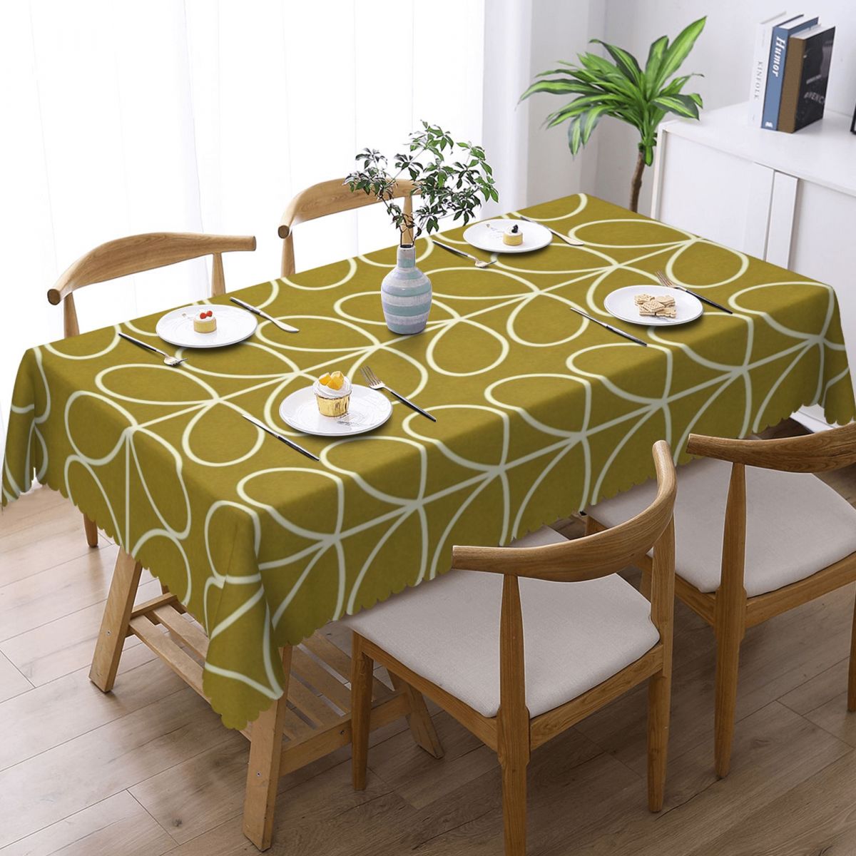 Orla Kiely Multistem Rectangul - Desk Setup Wallpaper 评论和价格