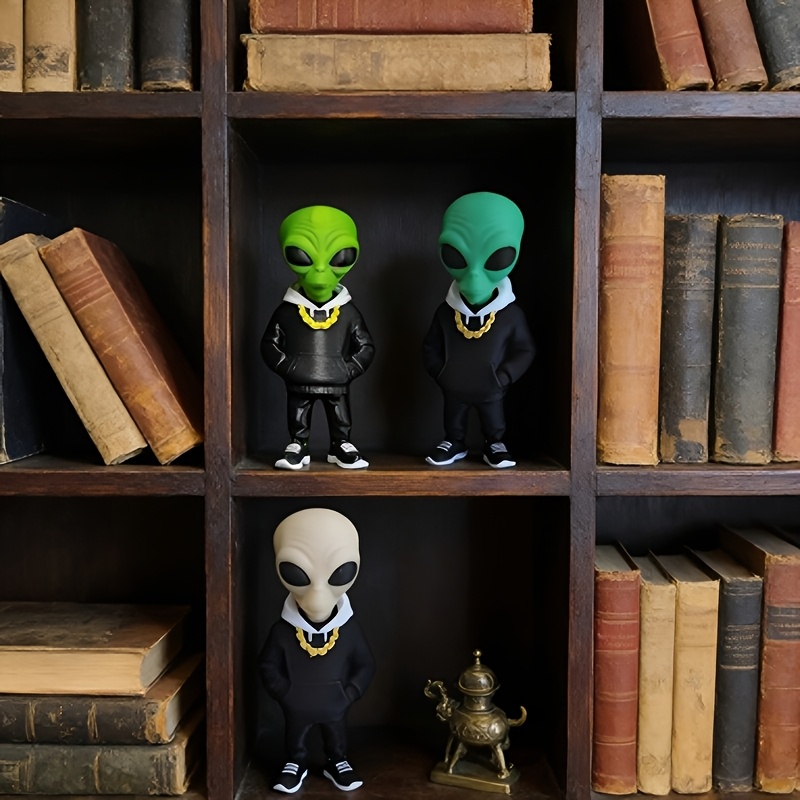 1 Piece Green Alien Figure wit - Desk Setup Green 评论和价格