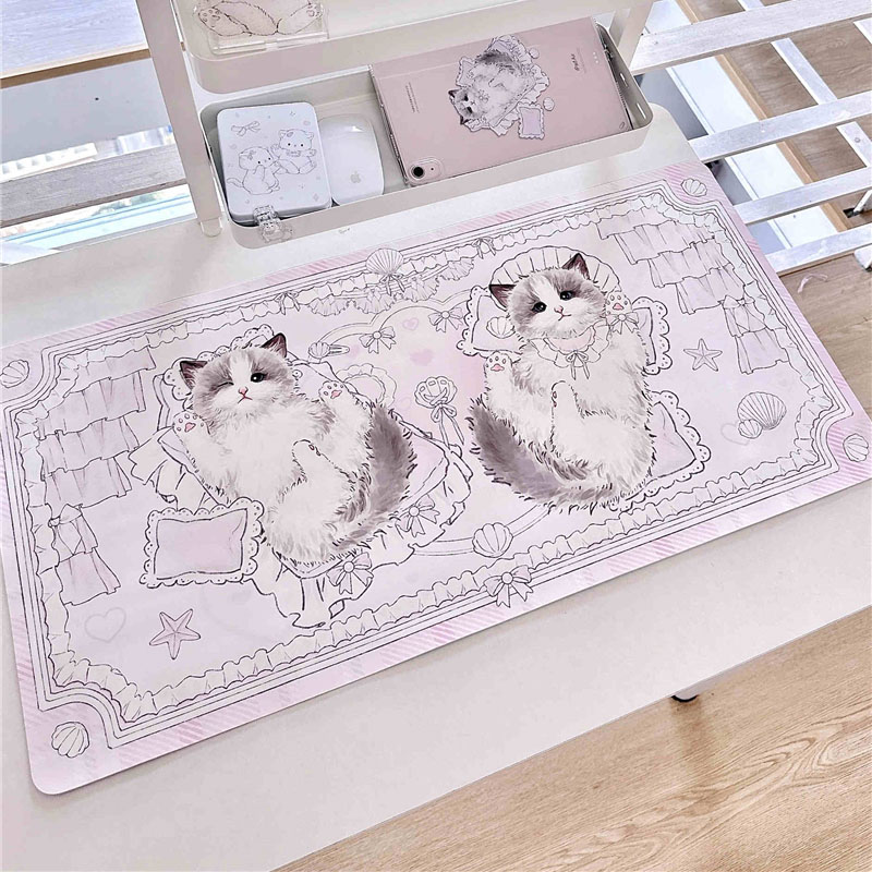 Leather Table Mat Ragdoll Cat  - Desk Pad Leather Large 评论和价格