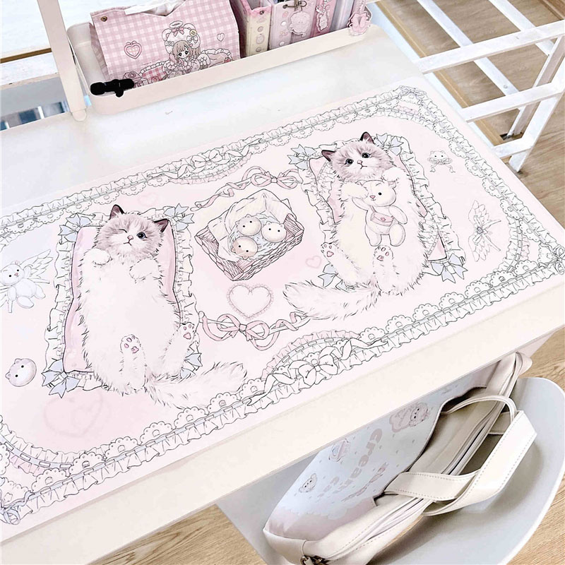 Leather Table Mat Ragdoll Cat  - Desk Pad Leather Large 评论和价格