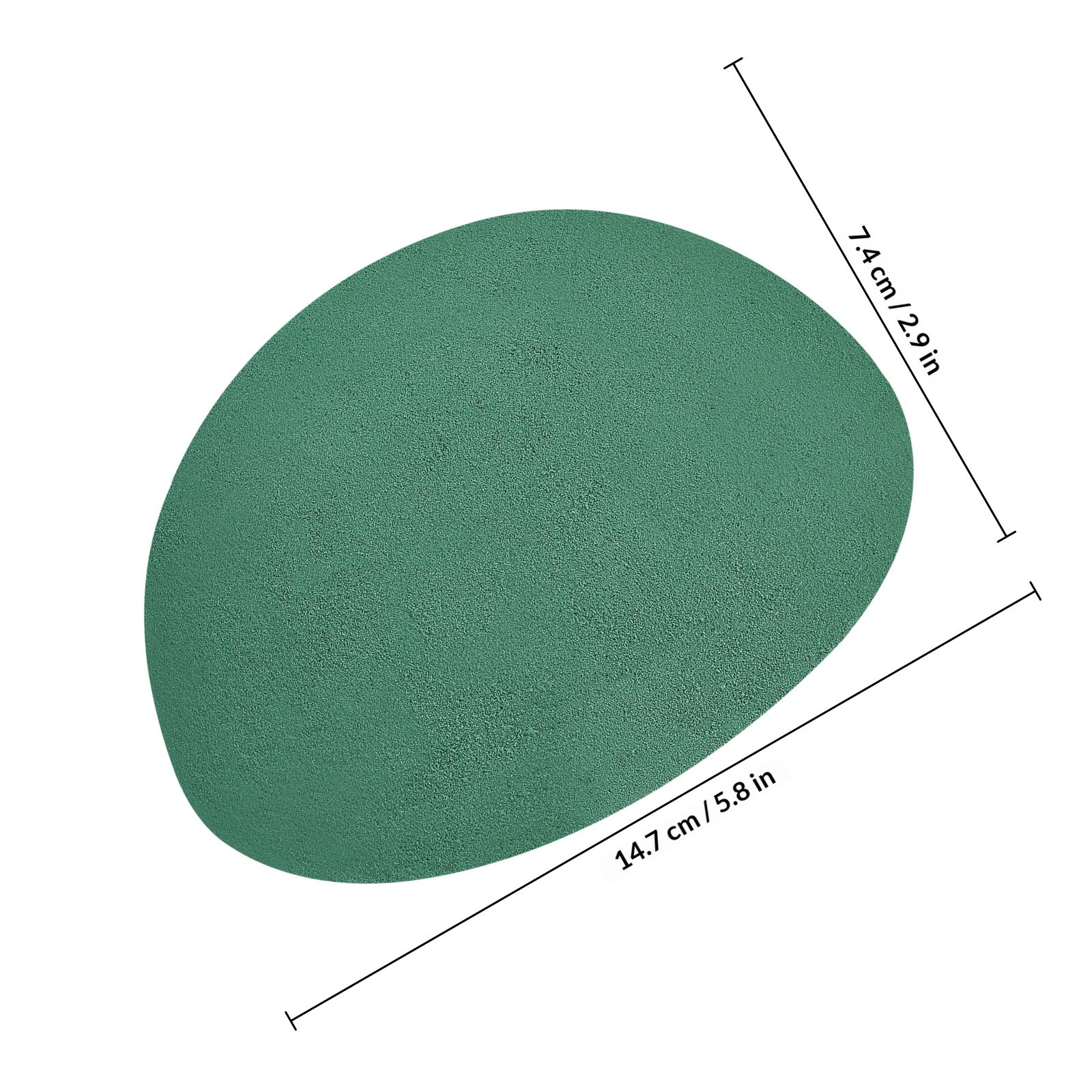 2Pcs Green Half Round Floral D - Desk Setup Green 评论和价格
