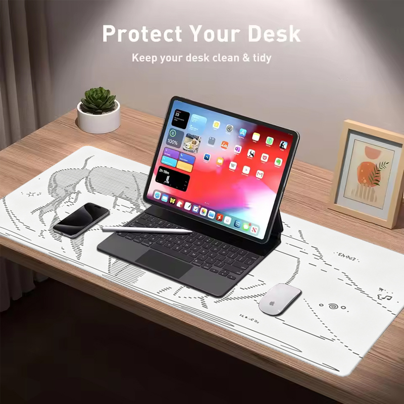 1Pcs Leather Mouse Pad Anime A - Desk Pad Leather Large 评论和价格