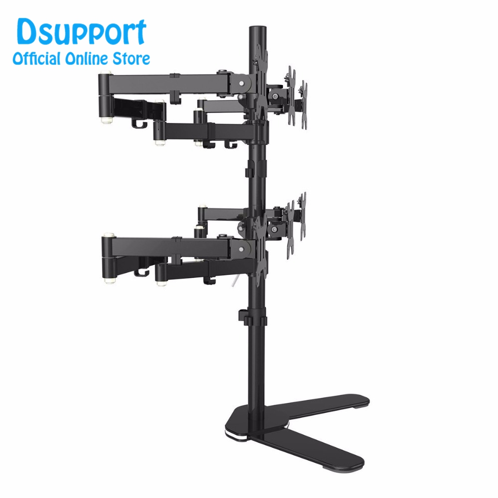 Six Arm LCD LED Monitor Stand  - Desk Setup Monitor Arm 评论和价格