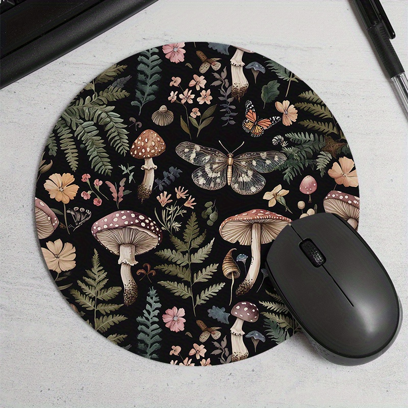 Round Forest Plant Mouse Pad R - Desk Setup Keyboard 评论和价格
