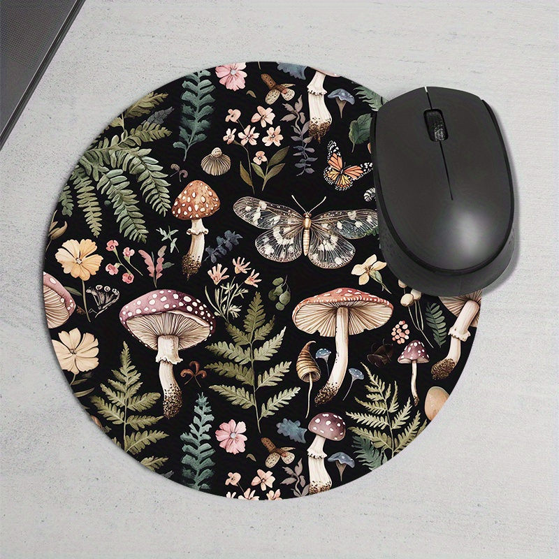 Round Forest Plant Mouse Pad R - Desk Setup Keyboard 评论和价格